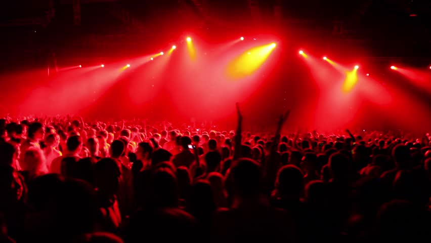 crowd in large stadium